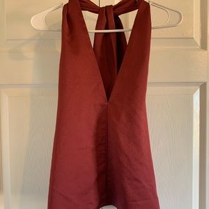 Tank/blouse with back detail